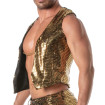 Glitter Chain Vest Gold