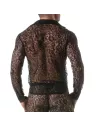 Une Chemise à Manches Longues en Dentelle Pour Homme De Dos