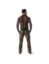 Homme portant Une Chemise à Manches Longues en Dentelle Pour Homme de TOF Paris