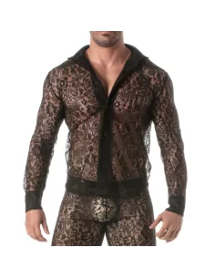 Une Chemise à Manches Longues en Dentelle Pour Homme