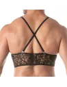 A Lace Bustier For Men From Back