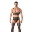 Men wearing a Lace Bustier by TOF Paris