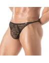 A Lace Thong Black For Men