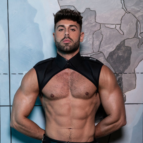 Kinky Collar Shirt Harness