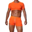 Crop top Orange Fluo - TOF-PARIS.com