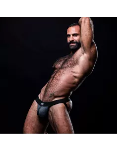 Jockstraps à boutons-pression 3D Gris