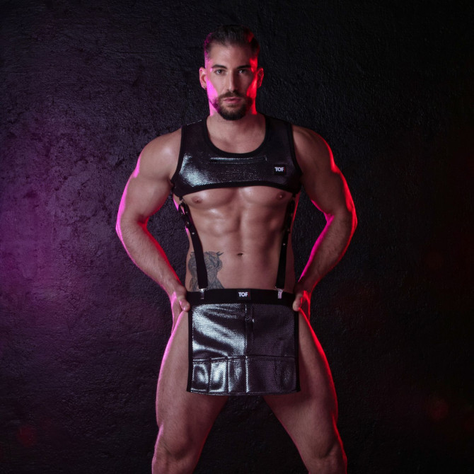 Tablier de taille 3D Argent