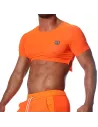 Crop top Orange Fluo