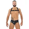 Fetish Elastic Harness Black