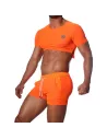 Crop top Orange Fluo