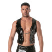 Vinyl Chain Vest Black