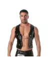Vinyl Chain Vest Black