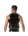 Vinyl Chain Vest Black