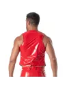 Vinyl Chain Vest Red