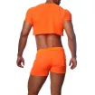 Crop top Orange Fluo - TOF-PARIS.com