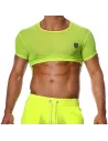 Crop top Jaune Fluo