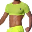 Crop top Jaune Fluo - TOF-PARIS.com