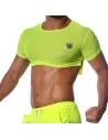 Crop top Jaune Fluo