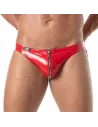 Bikini Zippé Vinyl Rouge