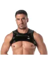 Vinyl Zipped Harness Black