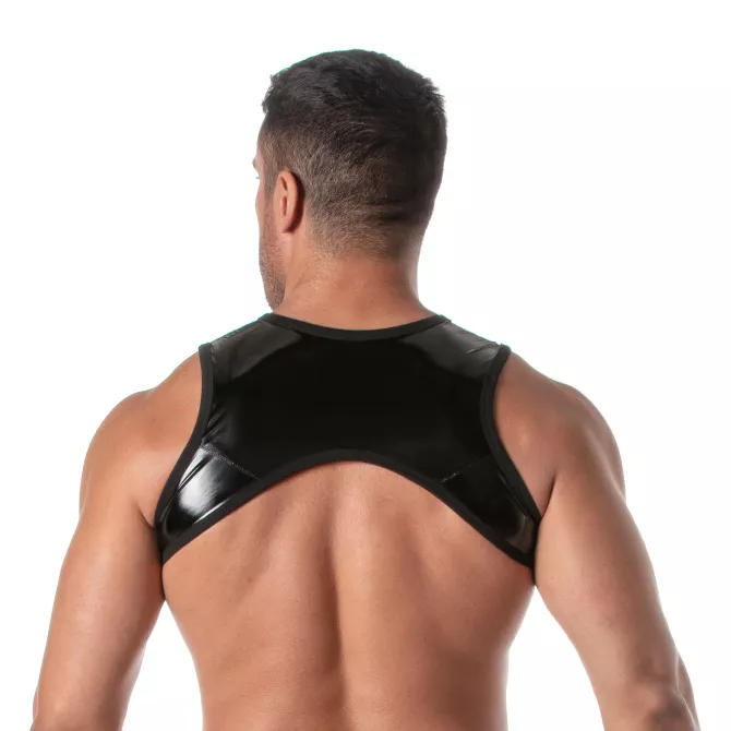 Vinyl Zipped Harness Black