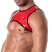 Vinyl Zipped Harness Red