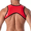 Vinyl Zipped Harness Red