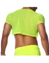 Crop top Jaune Fluo