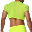 Crop Top Neon Yellow - TOF-PARIS.com