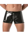 Vinyl Zipped Push Up Boxer Black