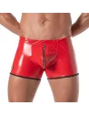 copy ofVinyl Zipped Push Up Boxer Black