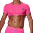 Crop top Rose Fluo - TOF-PARIS.com