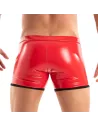 Boxer Accès Facile Vinyl Rouge