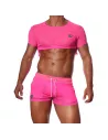 Crop top Rose Fluo