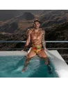 Floral Brazilian Swimsuit Yellow