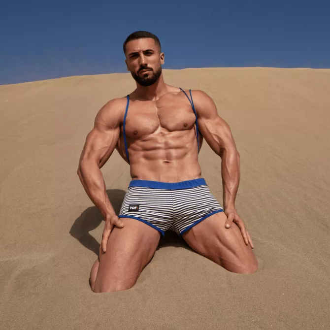 Sailor Sexy mini-shorts - Blue