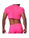 Crop top Rose Fluo