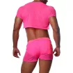 Crop top Rose Fluo - TOF-PARIS.com