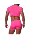 Crop top Rose Fluo