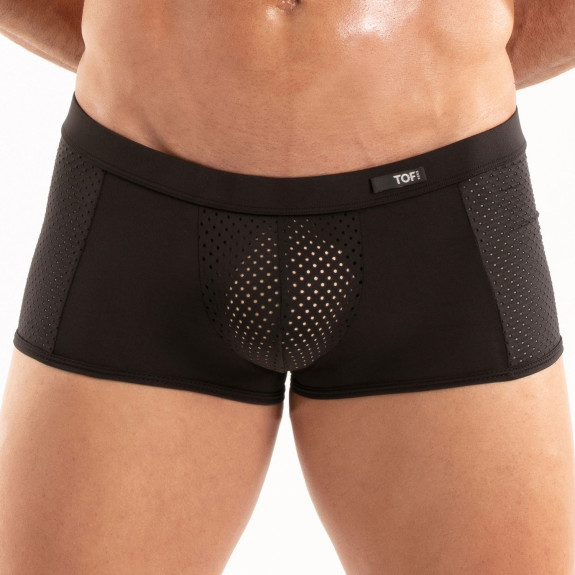 Boxer Tentation en microfibre Noir De près