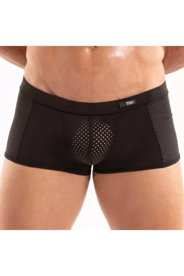 Boxer Tentation en microfibre Noir De près
