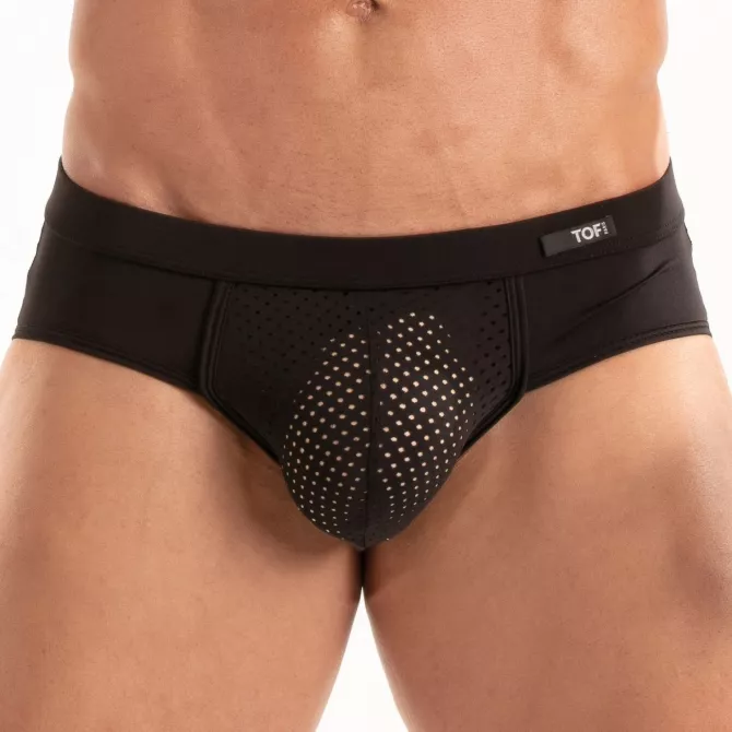 Temptation Microfiber Briefs Black For Men Cover Image