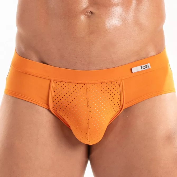 The New Temptation Microfiber Briefs Orange