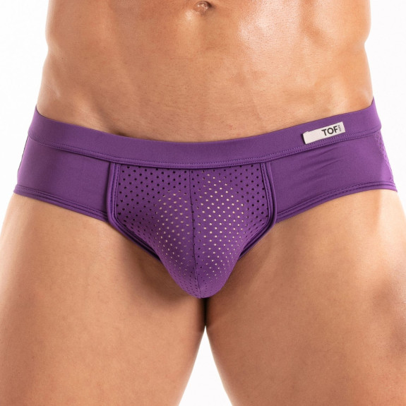 Temptation Microfiber Briefs Purple By TOF Paris