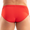 Temptation Microfiber Briefs Red From Back