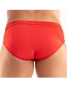 Temptation Microfiber Briefs Red From Back