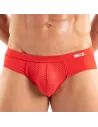Slip Tentation en microfibre Rouge Pour Hommes
