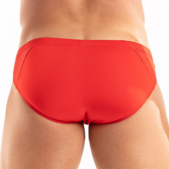Bikini Tentation en Microfibre Rouge De Dos