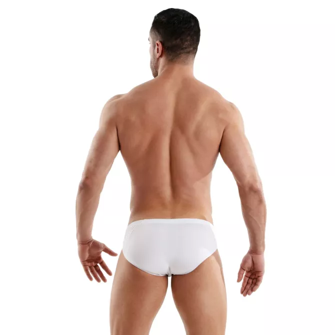 Temptation Microfiber Bikini White For Mens