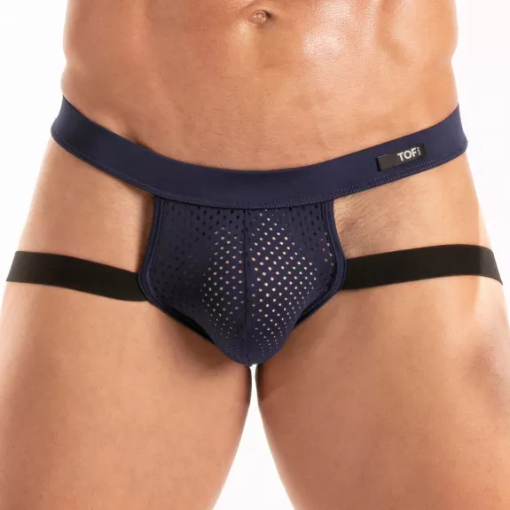 Temptation Microfiber Jock Navy